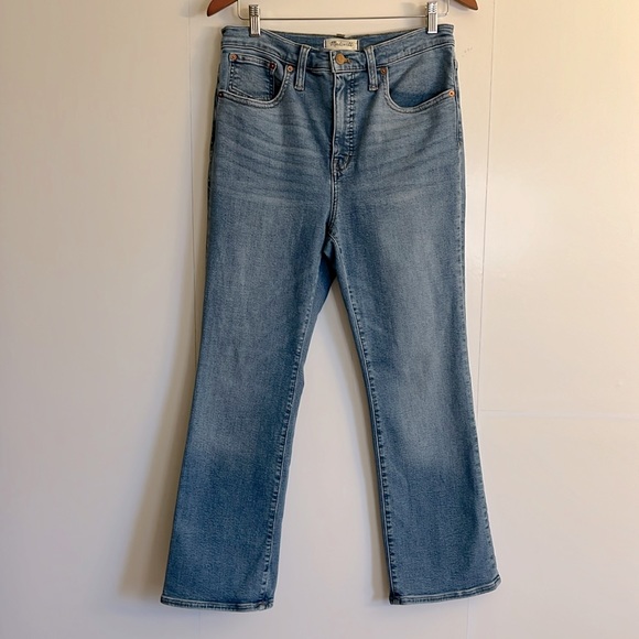 Madewell Denim - Madewell Cali Demi-Boot Jeans Size 29 Medium Wash Boot Cut High Rise